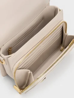Octavia Front Flap Top Handle Bag