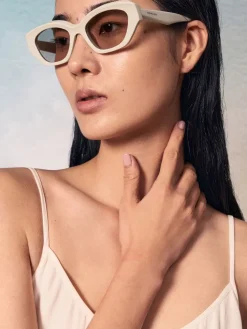 Onyx Cat-Eye Sunglasses
