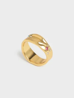 Orinda Crystal Sculptural Ring