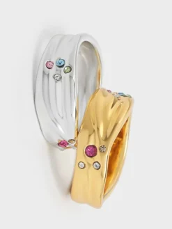 Orinda Crystal Sculptural Ring