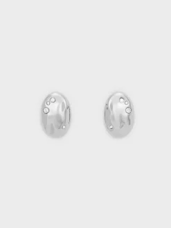 Ottilie Crystal Sculptural Stud Earrings