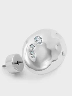 Ottilie Crystal Sculptural Stud Earrings