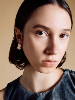 Ottilie Crystal Sculptural Stud Earrings