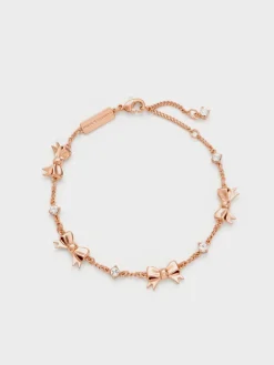 Paige Bow Crystal Bracelet