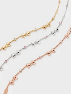 Paige Bow Crystal Bracelet