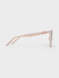 Paige Bow Square Sunglasses