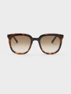 Paige Bow Square Sunglasses