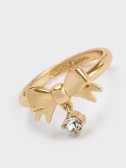 Paige Crystal Bow Ring