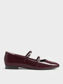 Patent Double-Strap Mary Janes