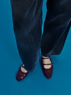Patent Double-Strap Mary Janes