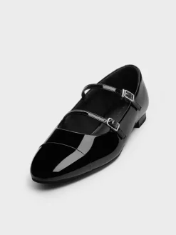 Patent Double-Strap Mary Janes