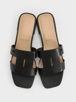 Petina Leather Slide Sandals