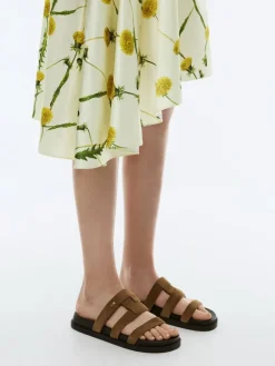Petina Suede Flatform Sandals