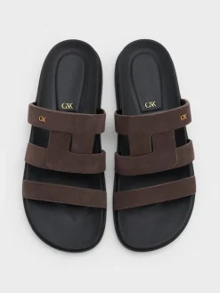 Petina Suede Flatform Sandals