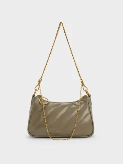 Philomena Double-Chain Crossbody Bag