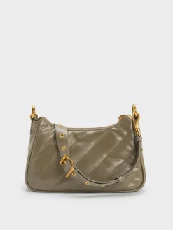 Philomena Double-Chain Crossbody Bag