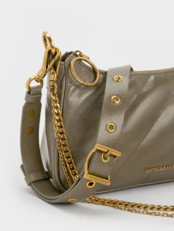 Philomena Double-Chain Crossbody Bag