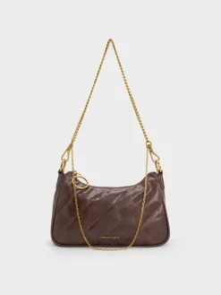 Philomena Double-Chain Crossbody Bag
