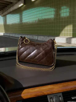 Philomena Double-Chain Crossbody Bag