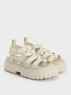 Platform Caged Sandals