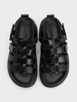 Platform Caged Sandals