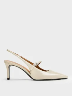 Pointed Slingback Mary Jane Pumps