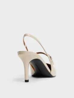 Pointed Slingback Mary Jane Pumps