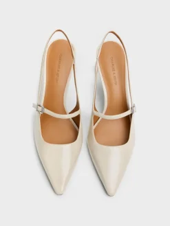 Pointed Slingback Mary Jane Pumps