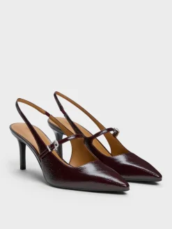 Pointed Slingback Mary Jane Pumps