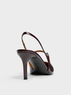 Pointed Slingback Mary Jane Pumps