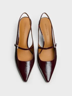 Pointed Slingback Mary Jane Pumps