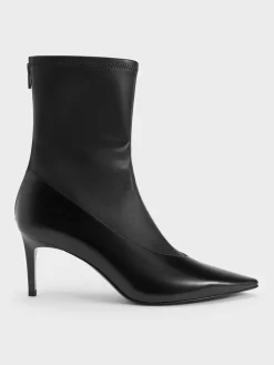 Pointed Stiletto Ankle Boots