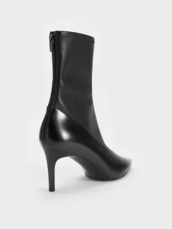 Pointed Stiletto Ankle Boots