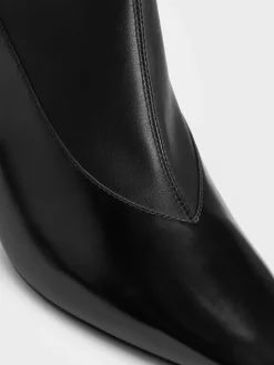 Pointed Stiletto Ankle Boots