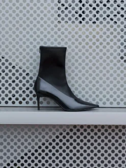 Pointed Stiletto Ankle Boots