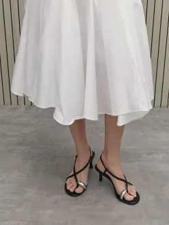 Raina Toe-Ring Heeled Sandals