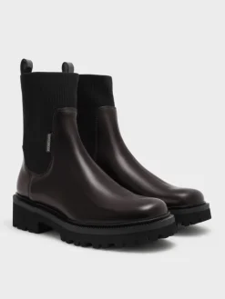 Remy Ridged-Sole Chelsea Boots