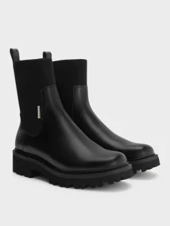 Remy Ridged-Sole Chelsea Boots