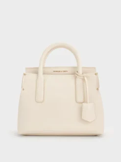 Rene Structured Top Handle Bag