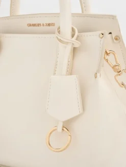 Rene Structured Top Handle Bag