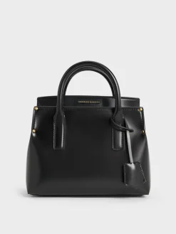 Rene Structured Top Handle Bag