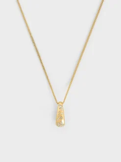 Reverie Crystal Teardrop Necklace