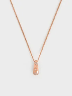 Reverie Crystal Teardrop Necklace