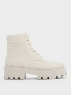 Ripley Ridged-Sole Ankle Boots