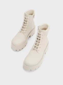 Ripley Ridged-Sole Ankle Boots