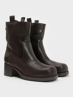 Rosamond Back-Lace Calf Boots