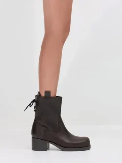 Rosamond Back-Lace Calf Boots