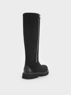 Rosamond Faux Suede Knee-High Boots