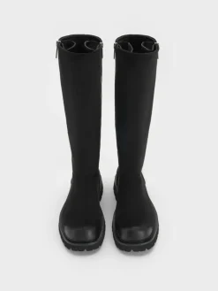 Rosamond Faux Suede Knee-High Boots