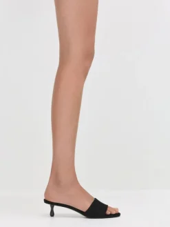 Ruthie Faux Suede Heeled Mules